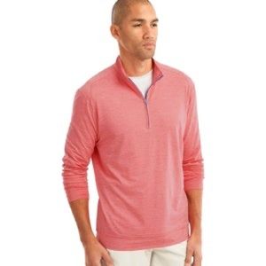 Johnnie-O Men's Vaughn Golf Pullover Quarter Zip - NWT - Conch